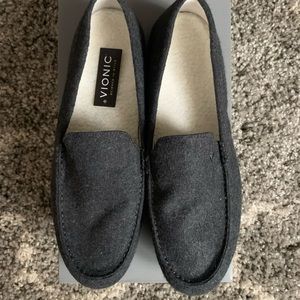 Vionic Mens Tompkin Flannel Slippers - Size 11.5